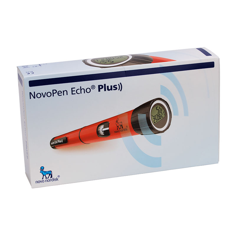 NovoPen ECHO Plus Smart Insulinpen Rot 0 5er Schritte Insulinpens